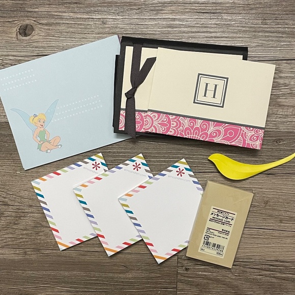 Stationary Bundle of 3 Erin Condren Mini Tear Off Notepads, Blank Thank You Card - Picture 2 of 12